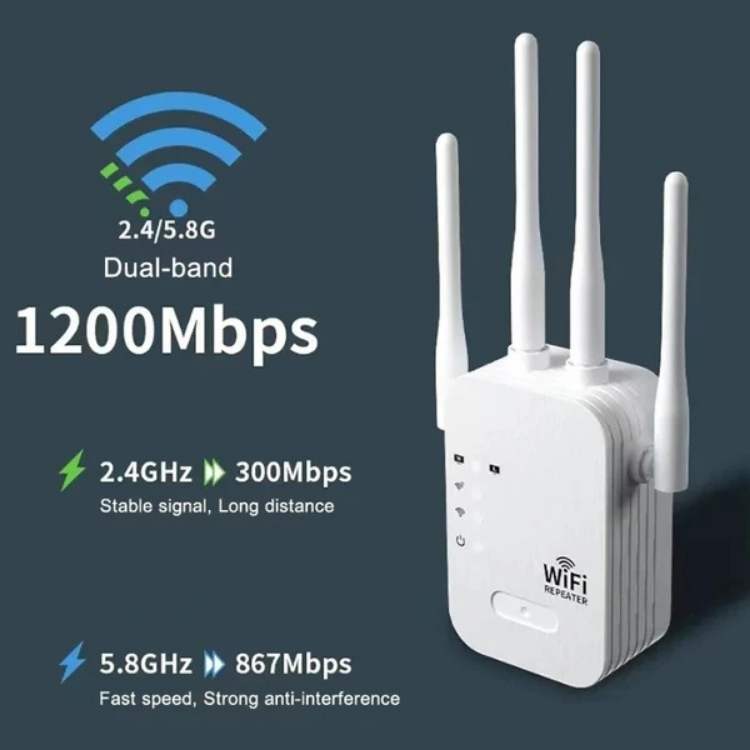 Långdistans WiFi-förstärkare för Utomhusbruk