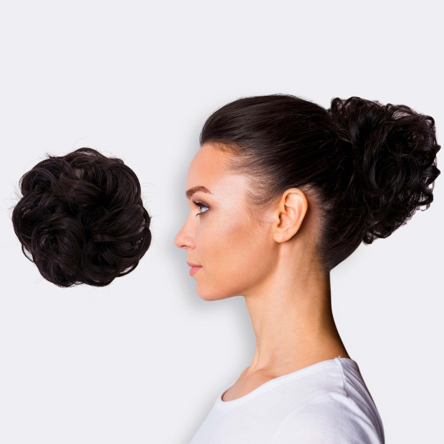 Hårforlængelse Scrunchie – BunHår
