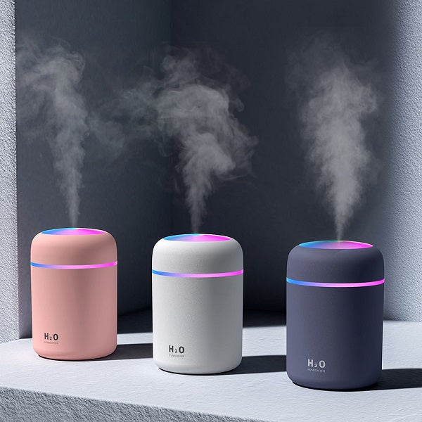 Aroma Luftfugter med LED Lys – Beroligende og Effektiv