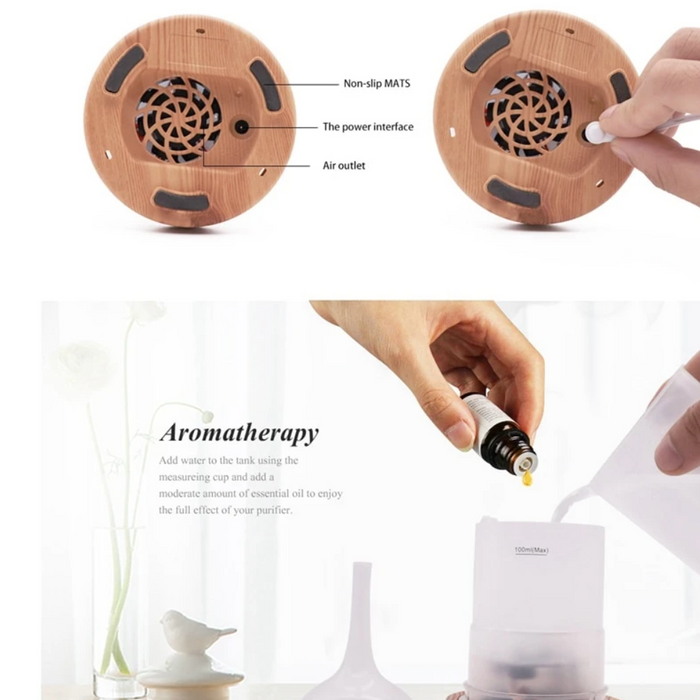 Aromaterapi Diffuser til Afslapning og Atmosfære – AuroraGlow