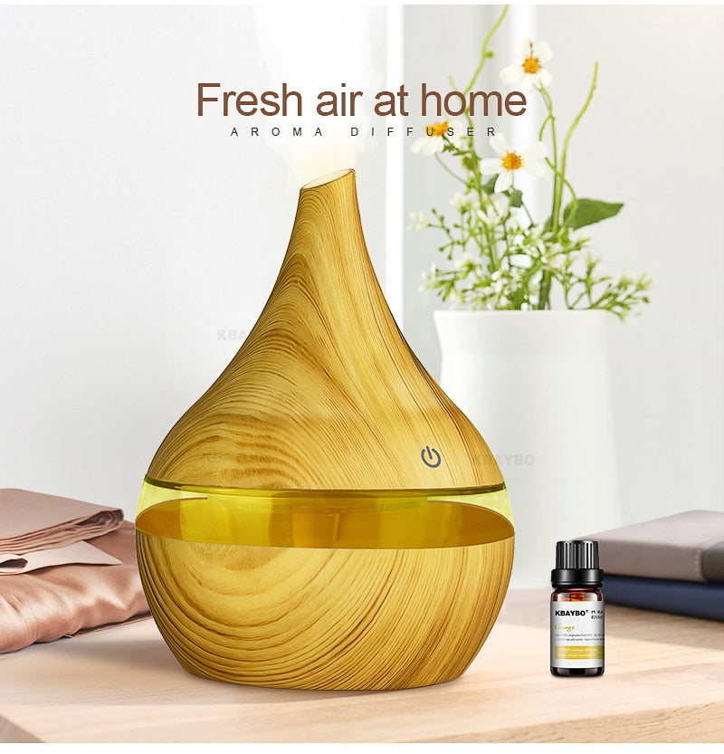Aromaterapi og LED Lys – HyggeLys Luftfugter