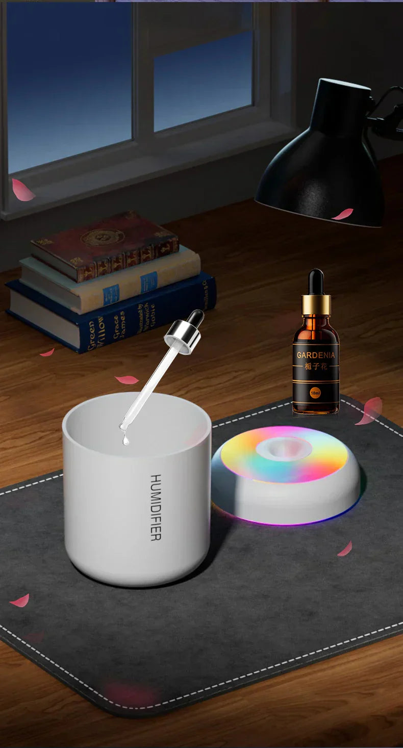 Mini luftfuktare med aromaterapi - USB-driven - Idealisk för bil och sovrum