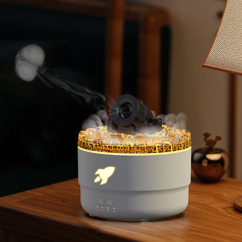 Aromaspridare och Luftfuktare med Nattlampa