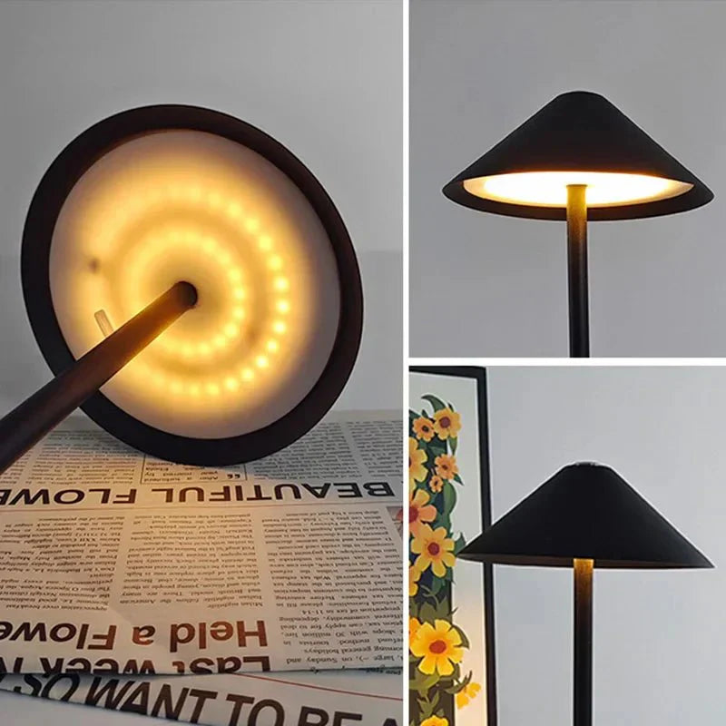 Stilfuld LED-skrivebordslampe med justerbar lysstyrke