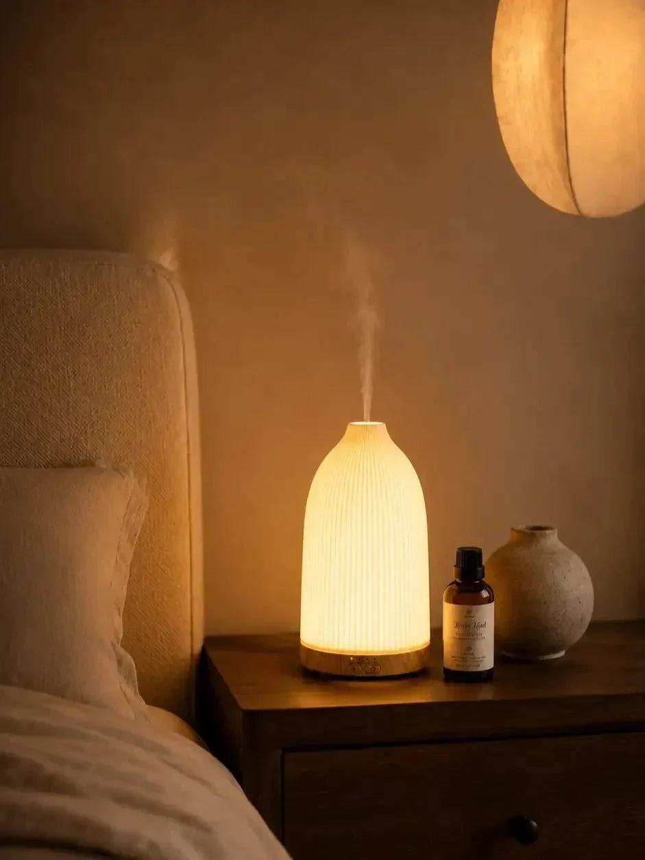 Ultraljudsdiffusor med 100 ml vattentank och stämningsljus