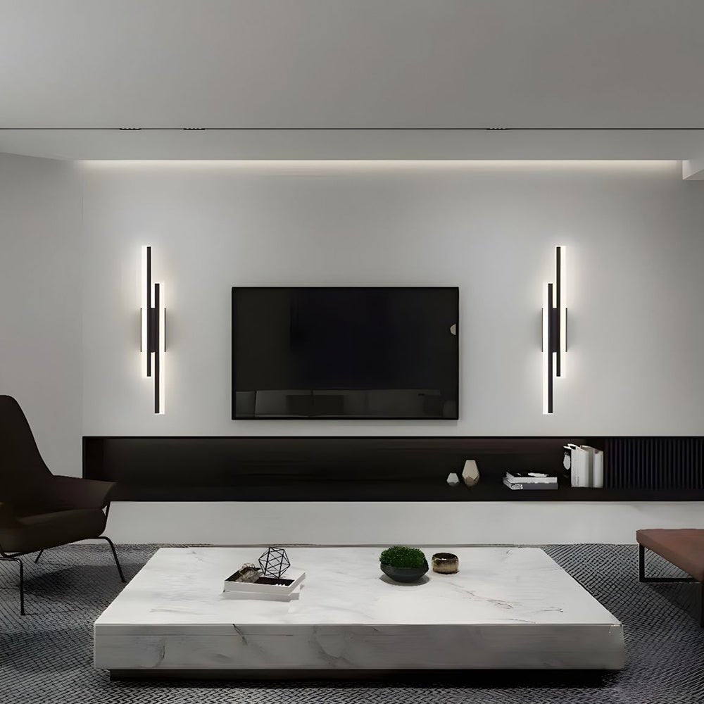 Elegant Acryl Væglampe med LED - Stilfuld Belysning til Hjemmet