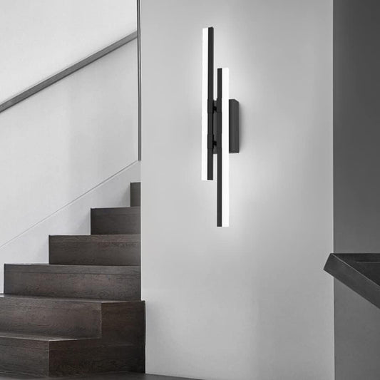 Elegant vägglampa i akryl med LED - Stilfull belysning för hemmet