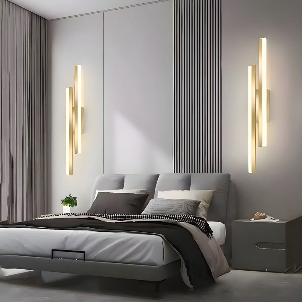 Elegant Acryl Væglampe med LED - Stilfuld Belysning til Hjemmet