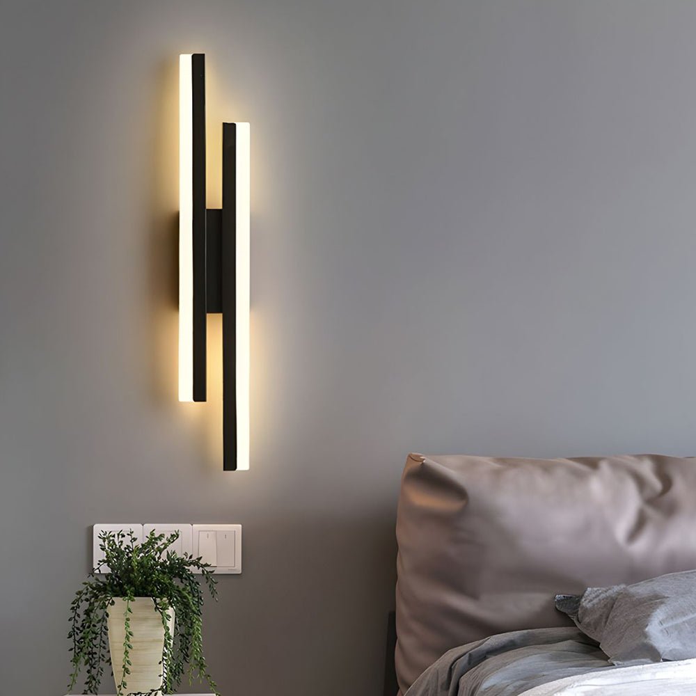 Elegant Acryl Væglampe med LED - Stilfuld Belysning til Hjemmet