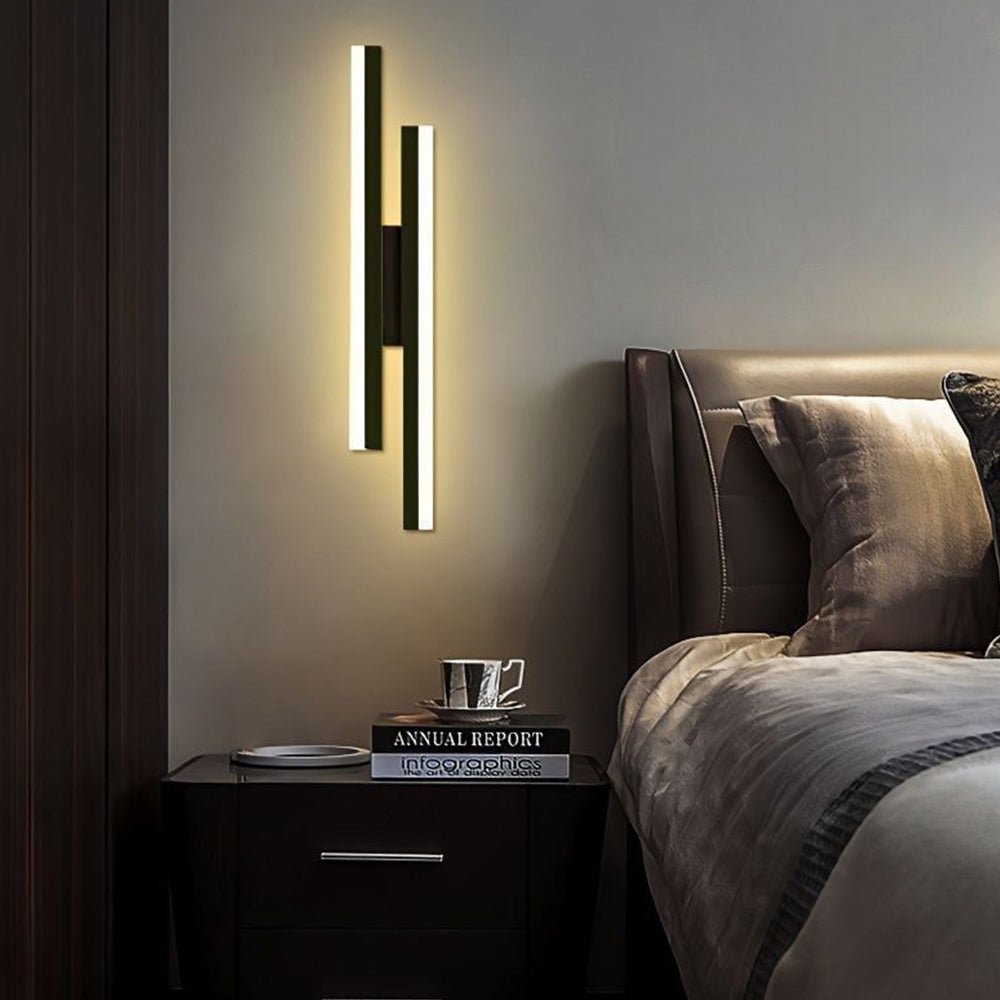 Elegant Acryl Væglampe med LED - Stilfuld Belysning til Hjemmet