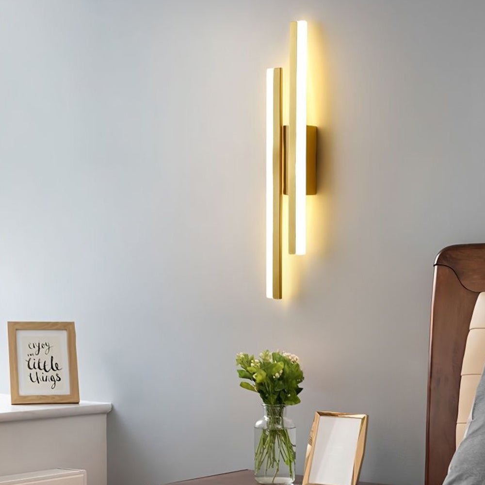 Elegant Acryl Væglampe med LED - Stilfuld Belysning til Hjemmet
