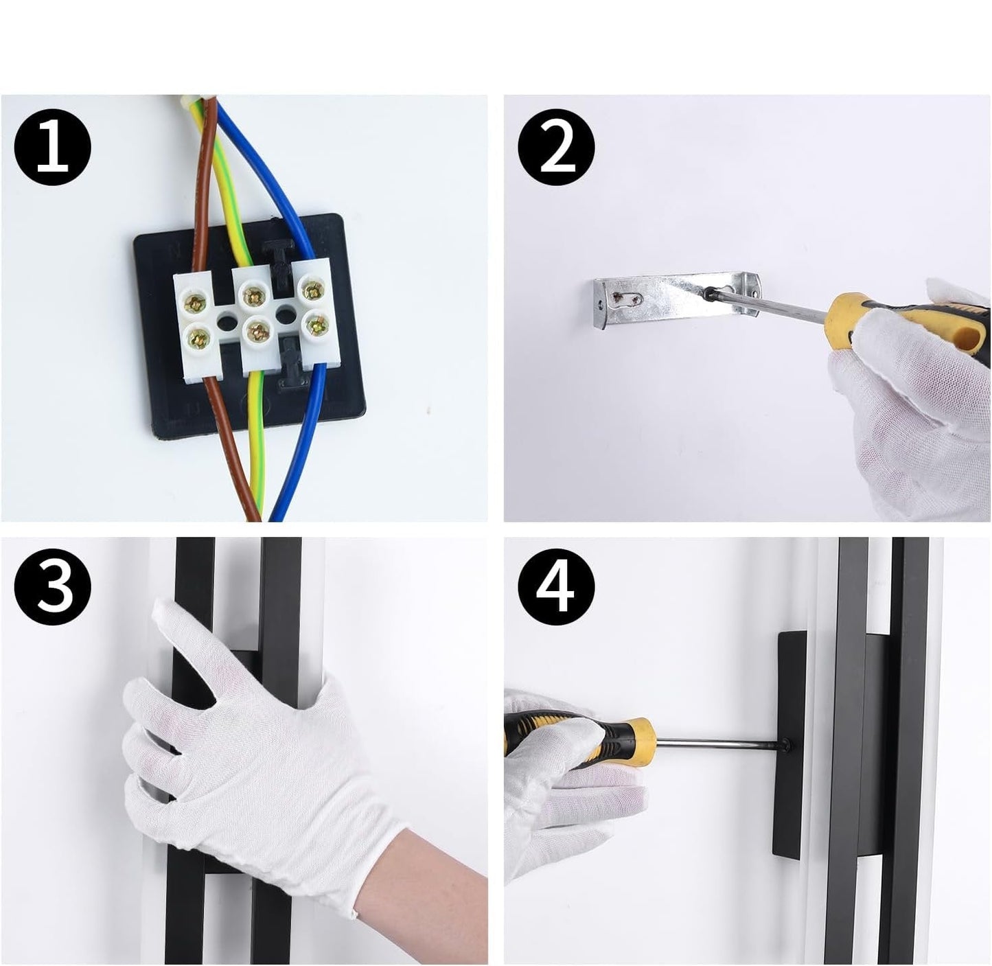 Elegant Acryl Væglampe med LED - Stilfuld Belysning til Hjemmet