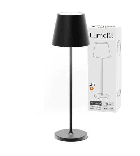 Trådløs LED lampe sæt, 48 lysdioder, berøringsdæmpning, 5200mAh, aluminium