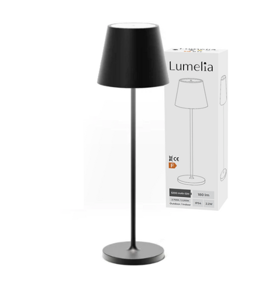 Trådløs LED lampe sæt, 48 lysdioder, berøringsdæmpning, 5200mAh, aluminium