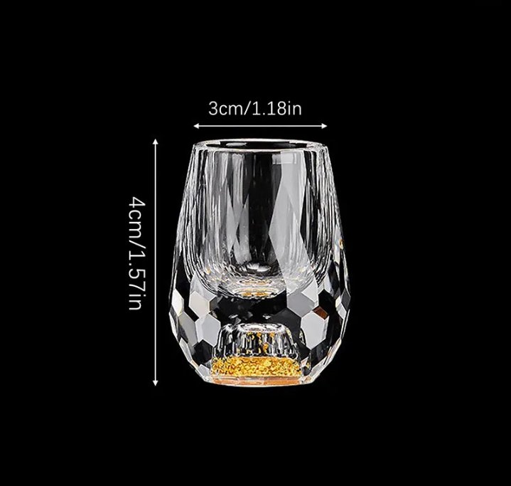 Elegant Krystalshotglas - Sæt af luksusglas til fester