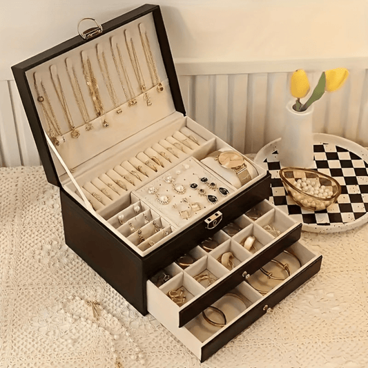 Elegant smyckesförvaringslåda - Perfekt för halsband