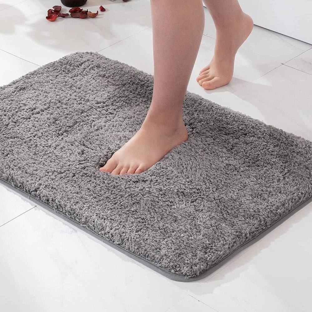 Blød og Sikker Badeværelsesmåtte i Mikrofiber