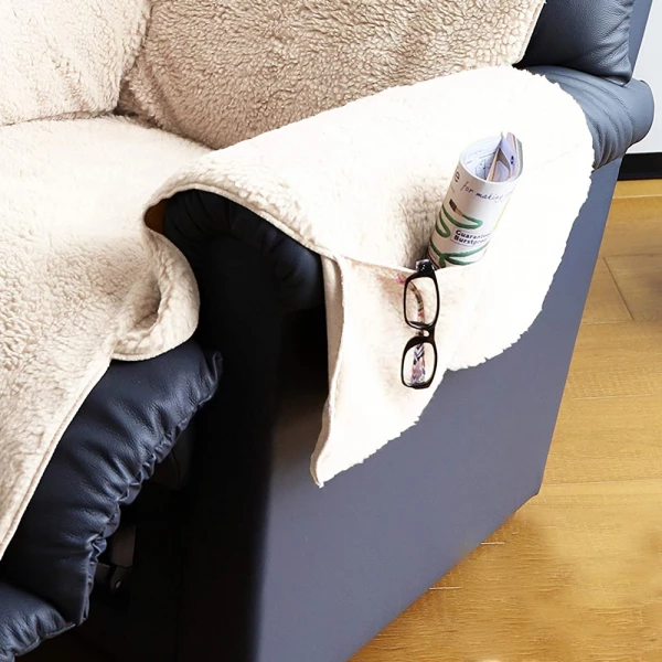 Luksuriøst Sofaovertræk med Opbevaringslommer - Komfort & Stil