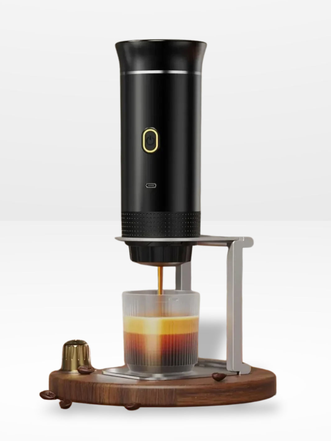 Kompakt Elektrisk Kaffemaskine til Rejser