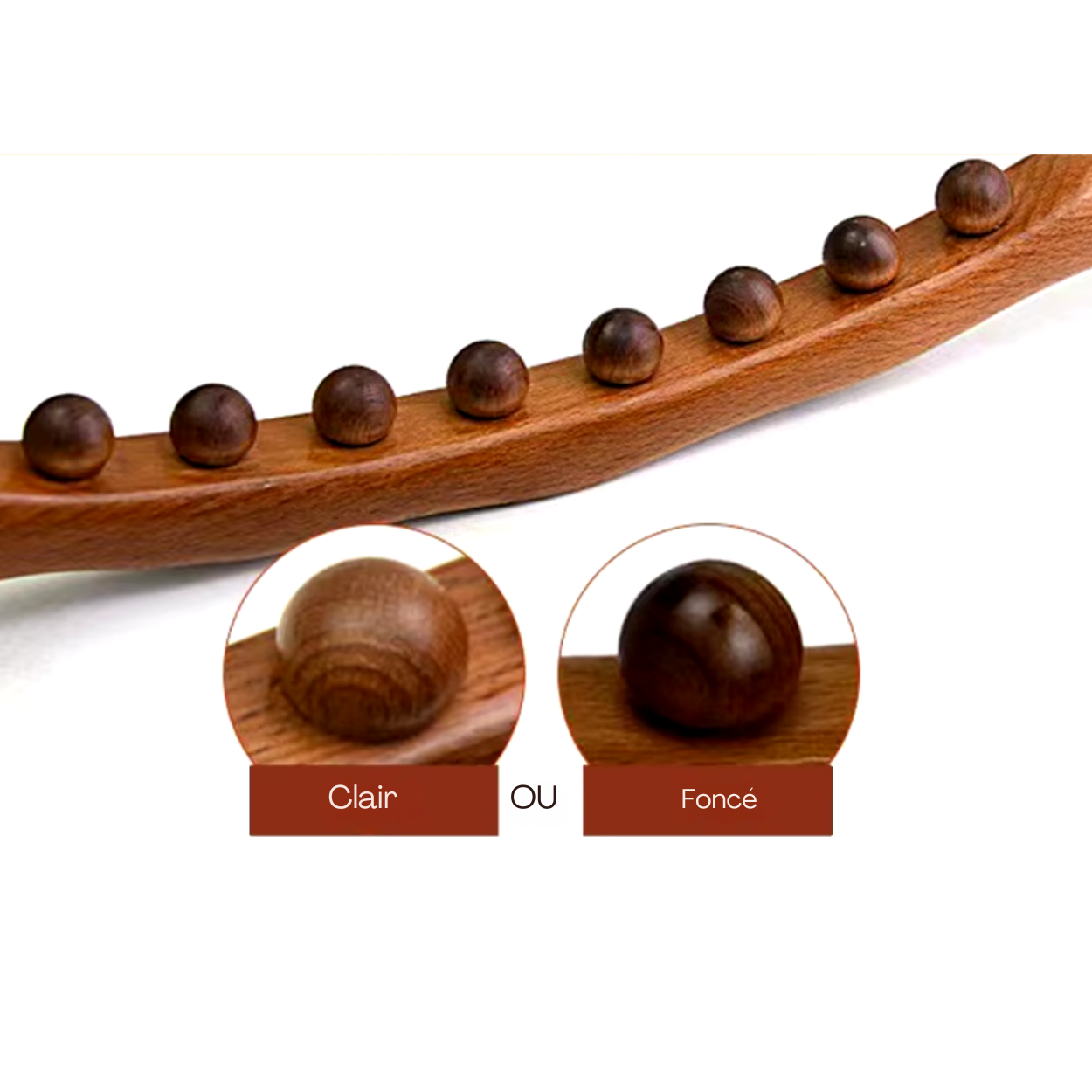 Træ Massage Stok - Effektiv Muskelafspænding og Velvære