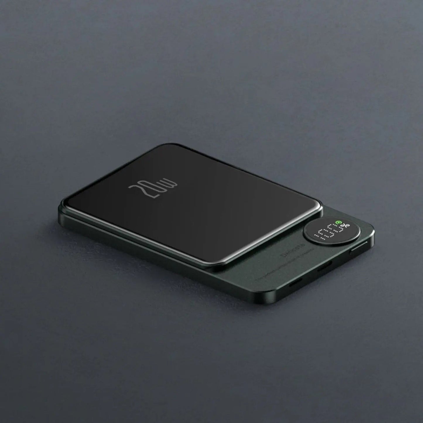 Slank Powerbank, bærbar trådløs magnetoplader