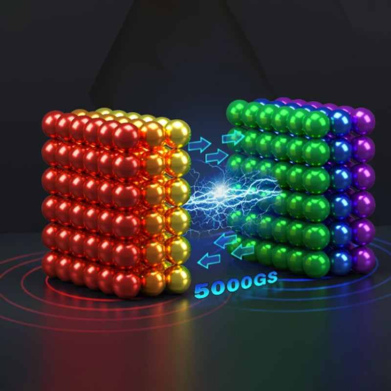 Magnetiske Kugler - Farve Magnet