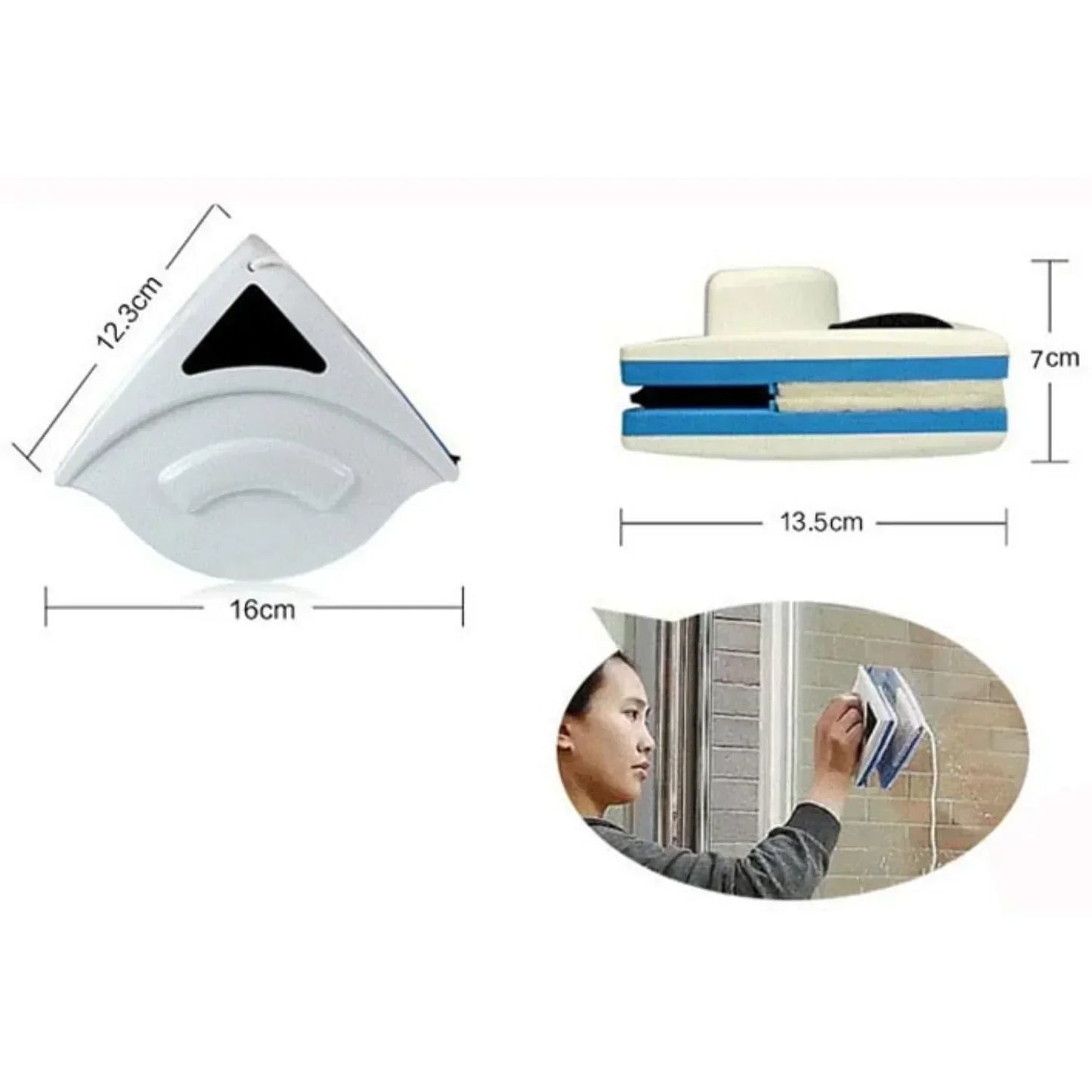 Smart magnetisk fönsterputsare - CrystalClear