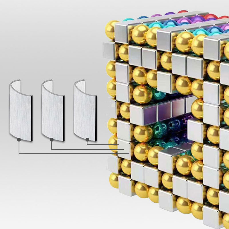 Magnetiske Kugler - Farve Magnet