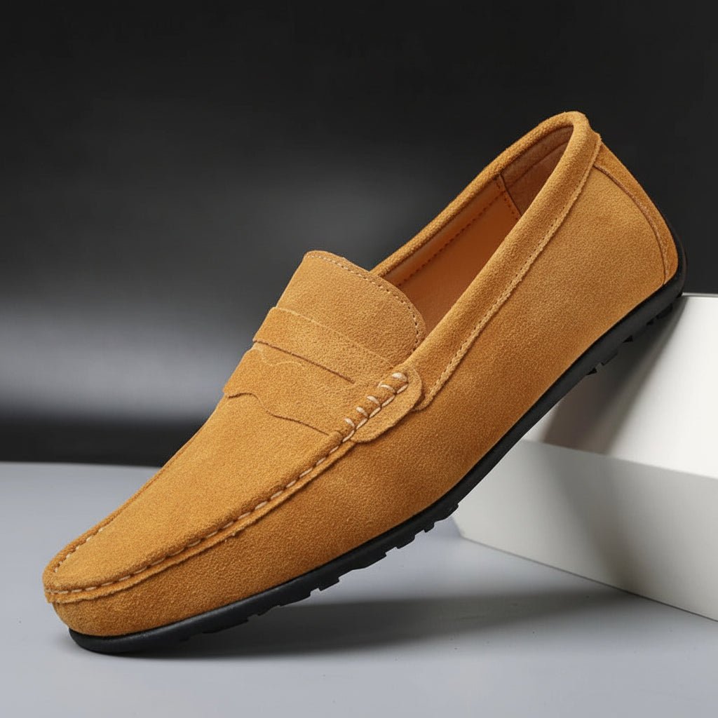 Bekväma Slip On Herrskor - Klassisk Stil för Vardagsbruk