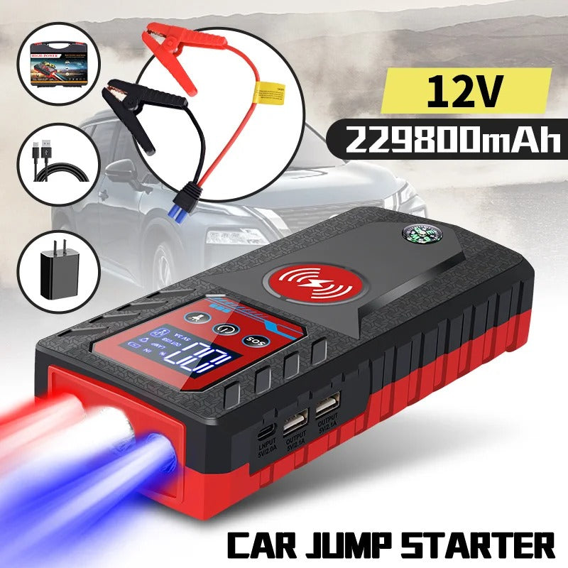 Bärbar bilbatteri-startbooster powerbank