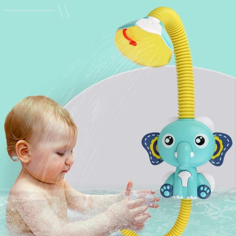 Bærbar elektrisk sprinkler til børn - Elefant til babyshower