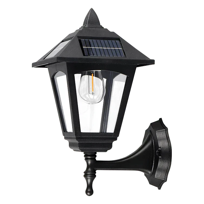 Soldriven Utomhusvägglampa – Klassisk och Energibesparande
