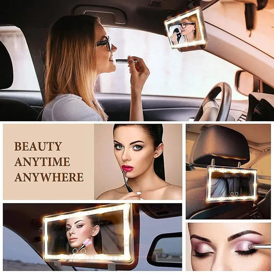 LED Makeupspejl til bilen – LysSmart