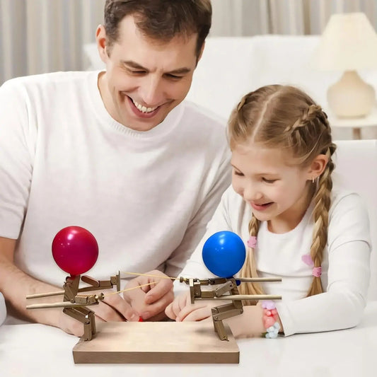 Familjeballongspel med staket