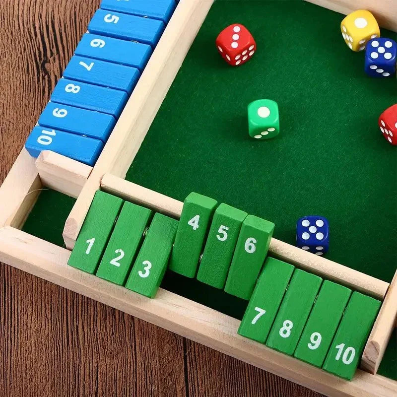 Shut the Box – Familjespel med 4 Spelare Kul och Lärande