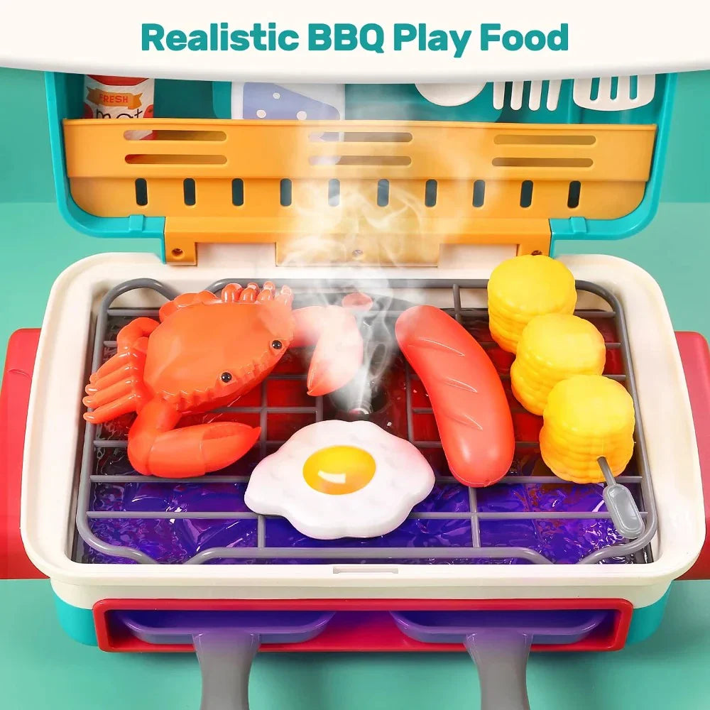 Leksaksgrillset: Kreativ lek med rök och ljud
