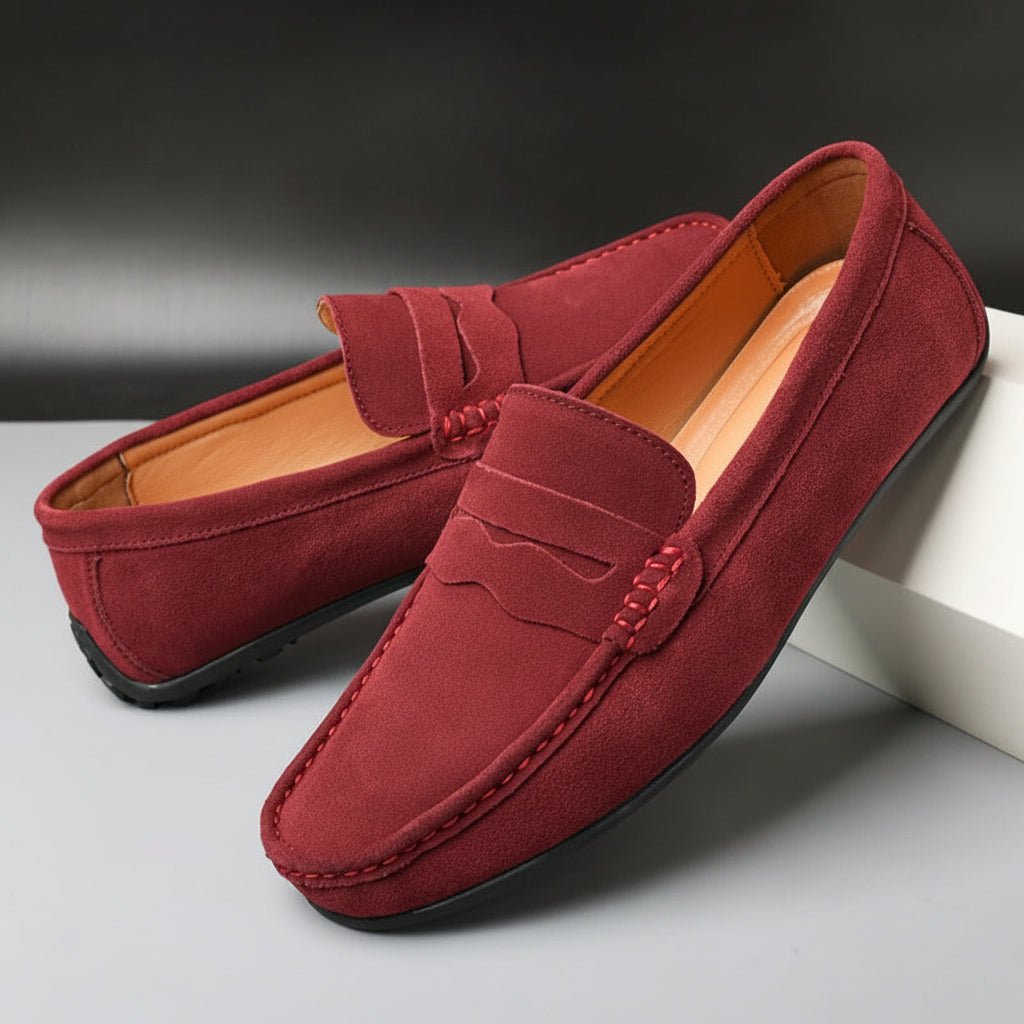 Bekväma Slip On Herrskor - Klassisk Stil för Vardagsbruk