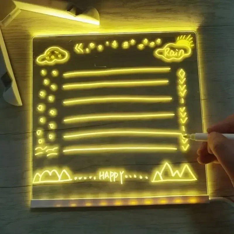 LED Tegn Tavle med Lys