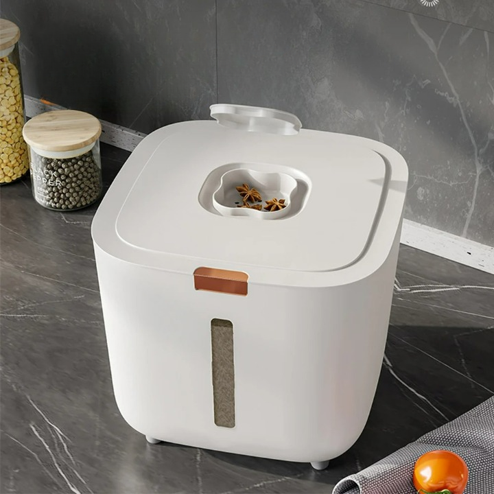 Säker cereal dispenser med lock (5–10 kg) - Spannmålslåda