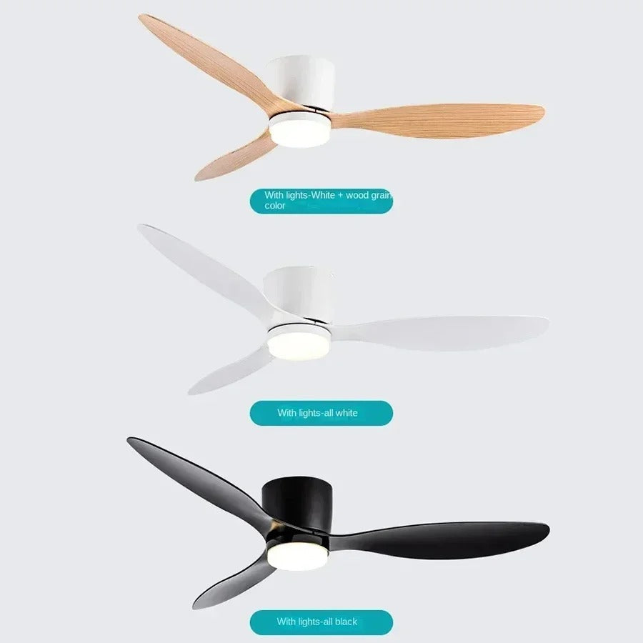 Energieffektiv LED Loftventilator med Fjernbetjening