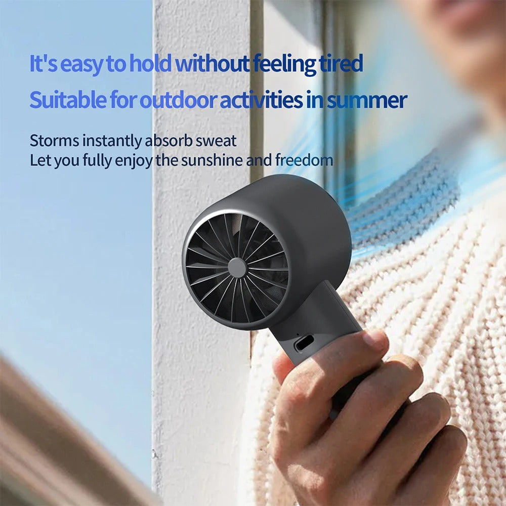 Bärbar miniventilator med USB-laddning