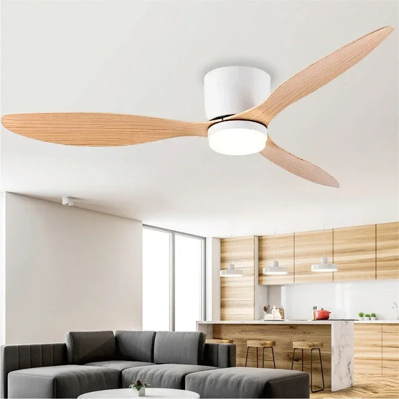 Energieffektiv LED Loftventilator med Fjernbetjening