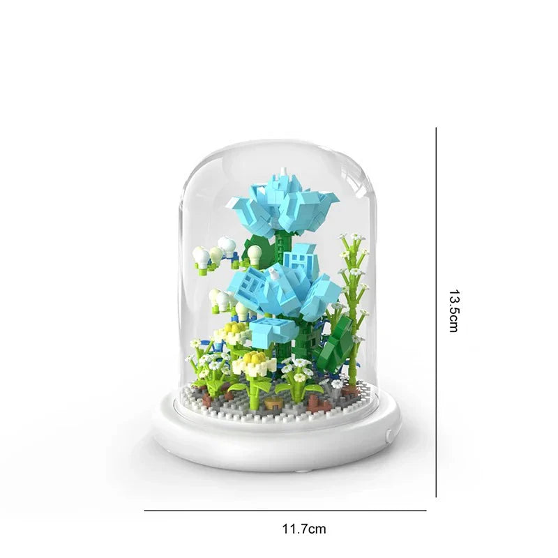 Kreativt Byggesæt: Blomsterbuket der Aldrig Visner