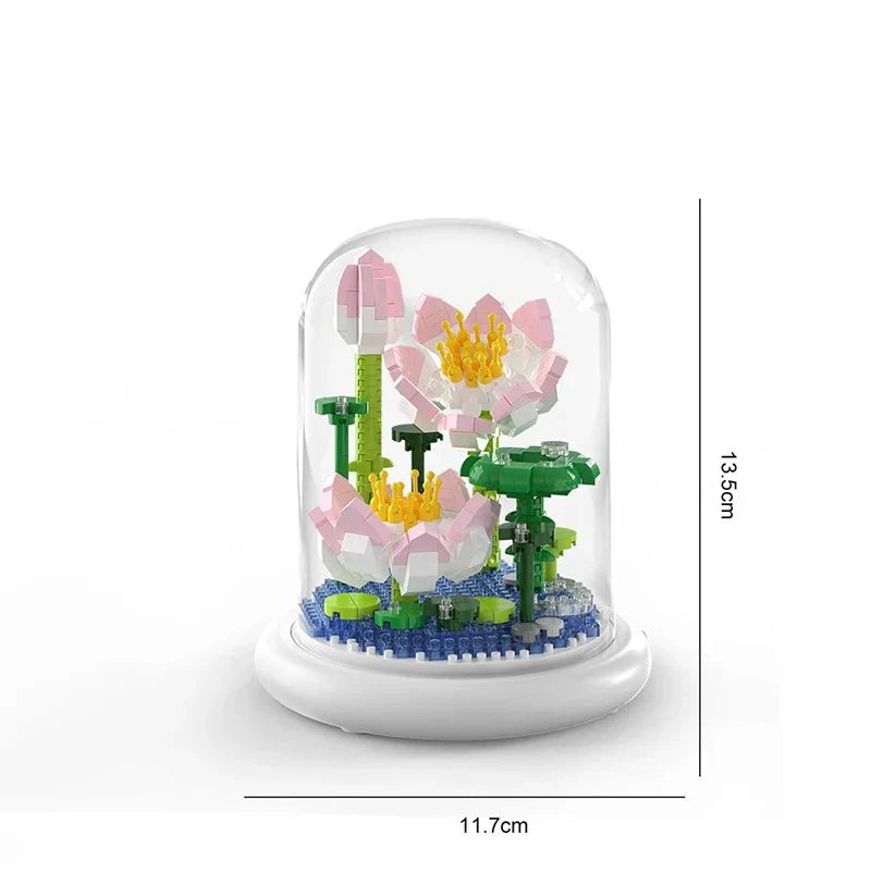 Kreativt Byggesæt: Blomsterbuket der Aldrig Visner
