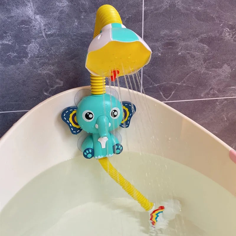 Bærbar elektrisk sprinkler til børn - Elefant til babyshower