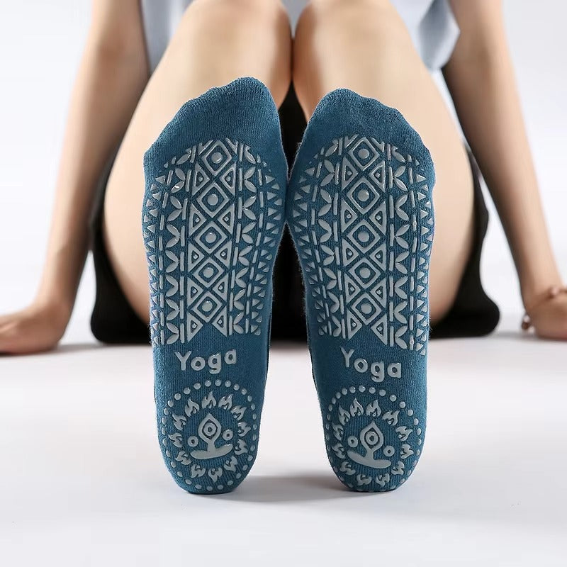 Halkfria yogastrumpor för stabilitet och komfort