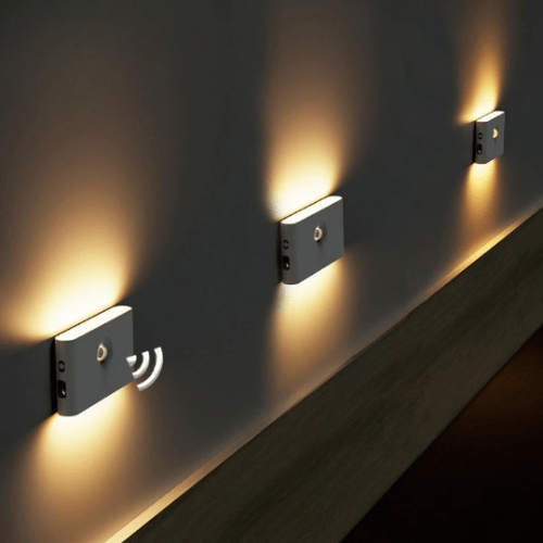 GlowStep – LED-nattlampor med rörelsesensor, USB-laddning och mjukt, varmt ljus