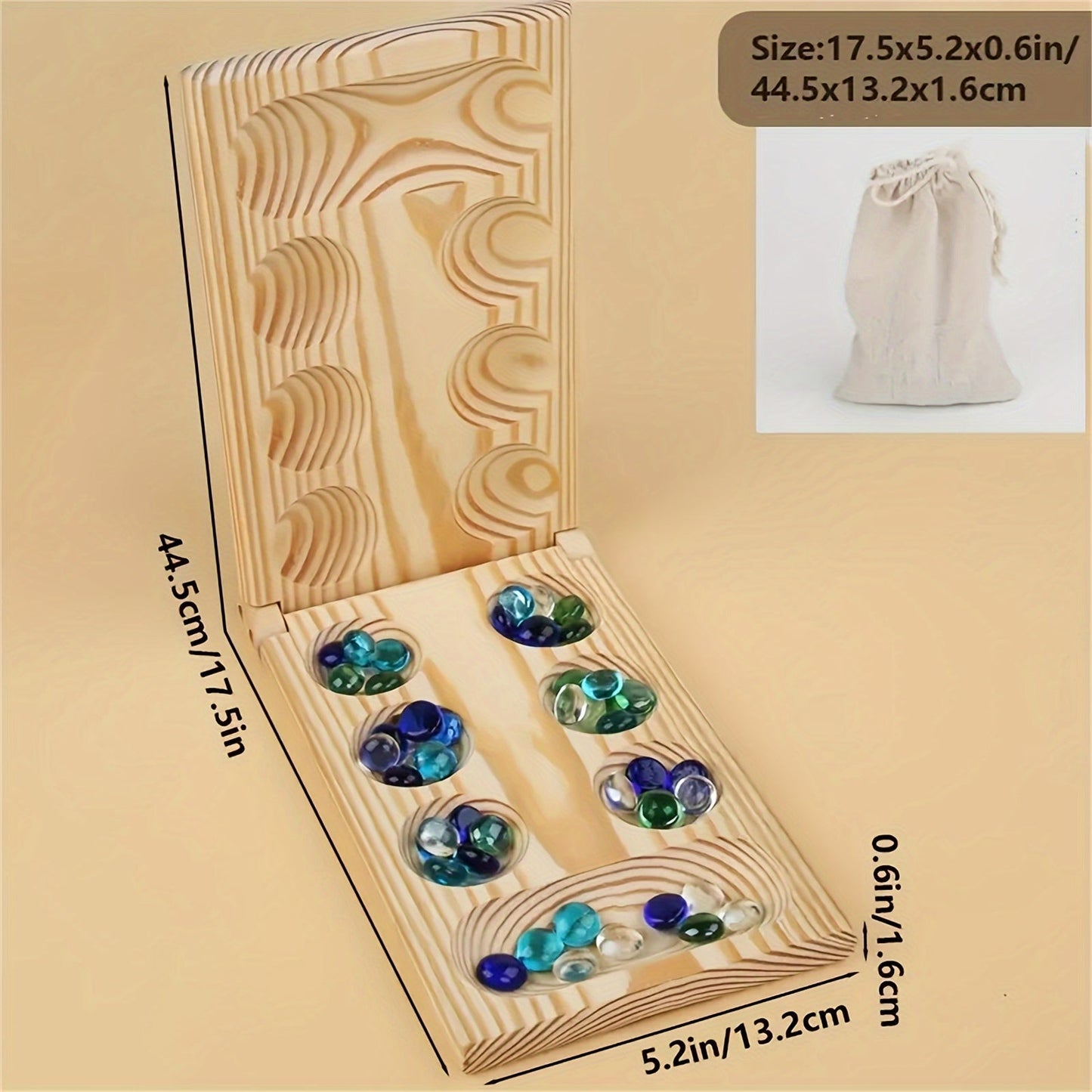 Mancala Deluxe Brætspil - Hjernesten