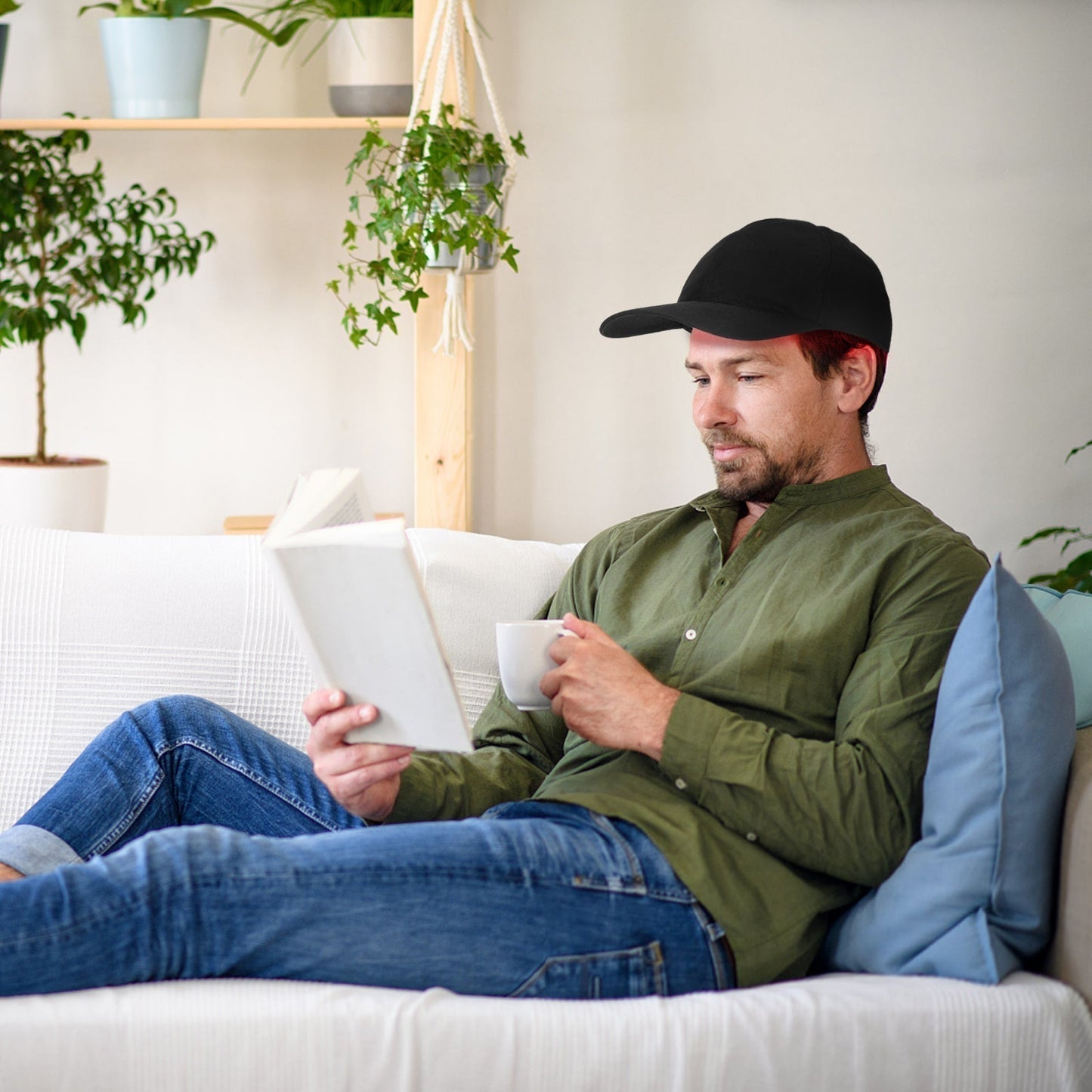 Sombrero för Infraröd Rött Ljus Terapi - HairGlow Pro