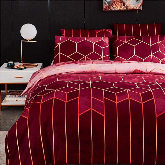 Geometriskt påslakanset – Andningsbar och modern design